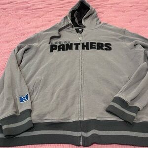 NFL Pro Line Gray Hoodie Carolina Panthers